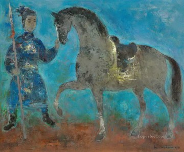 Asian Painting - VCD Le Cavalier The Horserider Asian
